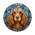 Cocker Spaniel Chocolate Glass Suncatcher Worktop Saver